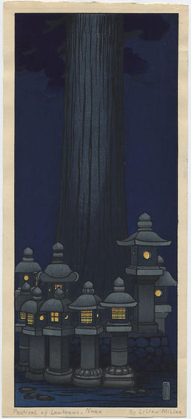 Lillian Miller: Festival of Lanterns - Nara - Japanese Art Open Database