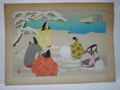 Masao Ebina: Asago- The Morning Glory — 朝顔 - Japanese Art Open Database