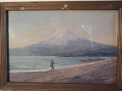 Matsumoto S H: Mt Fuji from Sea Shore - Japanese Art Open Database
