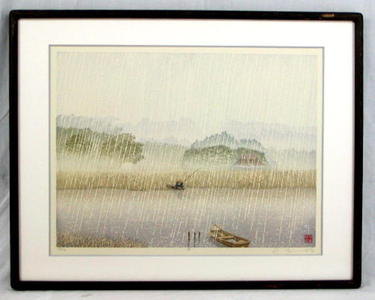 Miyamoto Shufu: Rain - Japanese Art Open Database