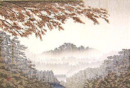 Miyamoto Shufu: Shower in late autumn — 時雨 - Japanese Art Open Database