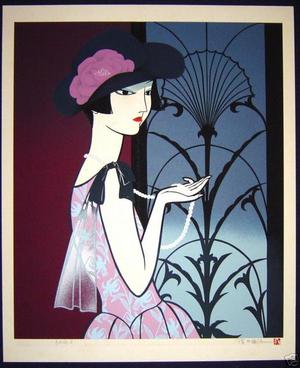 Miyata Masayuki: Lady in Ginza - Japanese Art Open Database