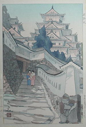 Mori Masamoto: Himeji Castle — 姫路城 - Japanese Art Open Database