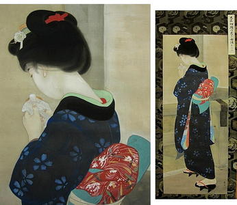 Morikawa Seiho: Young Female of Early Taisho — 大正初期の若き女性 - Japanese Art Open Database