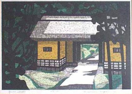 Asai Kiyoshi: Green Shade - Japanese Art Open Database