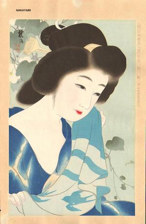 Nakayama Shuko: July- After the Bath - Japanese Art Open Database
