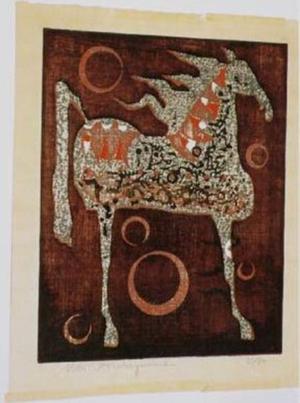 Nakayama Tadashi: Unknown, horse 1 - Japanese Art Open Database