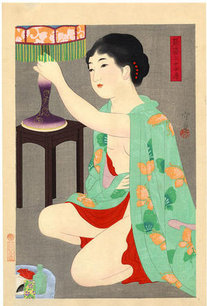 Narita Morikane: Lighting the Lamp - Japanese Art Open Database