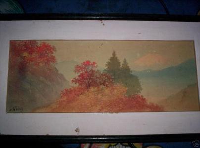 Niimi S: Mountain Range in Autumn - Japanese Art Open Database