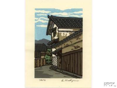 Nishijima Katsuyuki: Village scene - Japanese Art Open Database
