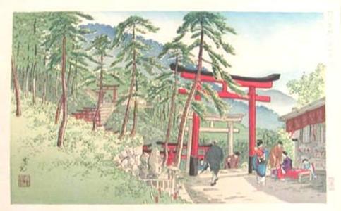 Nomura Yoshimitsu: Fushimiinari Mountain- Niyama — 伏見稲荷山 - Japanese Art Open Database