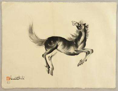 Obata Chiura: Lively Horse - Japanese Art Open Database