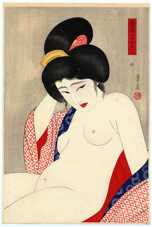 Ohira Kasen: The Beautiful Nude - Japanese Art Open Database