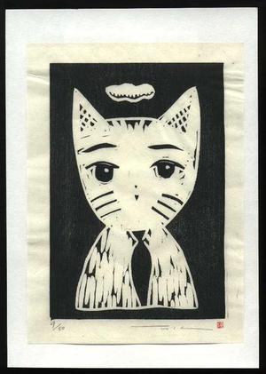 逸見享: Untitled- Cat - Japanese Art Open Database