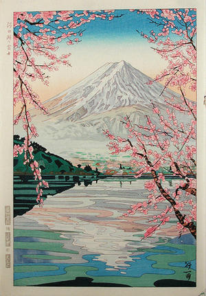 Okada Koichi (行一)による浮世絵「Mt. Fuji」