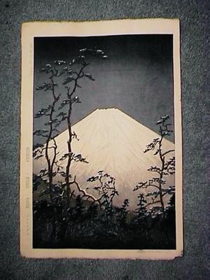 Okada Koichi (行一)による浮世絵「Fuji」