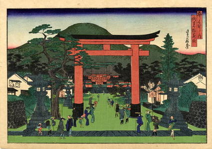 Sadanobu 1 Hasegawa: Fushimi Inari Shrine - Japanese Art Open Database