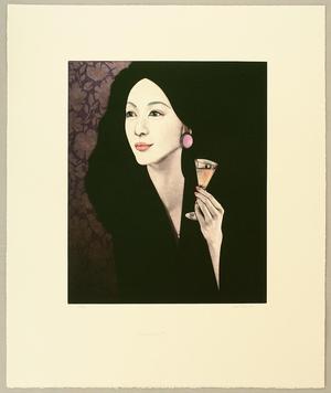Saito Kaoru: Sherry Glass - Japanese Art Open Database