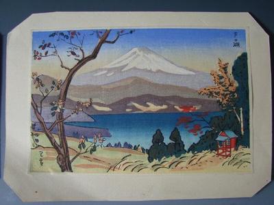Satohisa: Ashinoko- Lake Ashi - Japanese Art Open Database