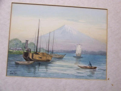 Satta: Junks By Mt Fuji - Japanese Art Open Database