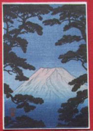 Shien: Evening Fuji - Japanese Art Open Database