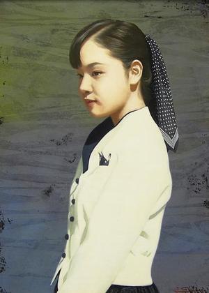 Shimizu Etsuo: Early Spring — 早春 - Japanese Art Open Database