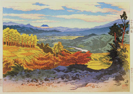 Ito Shinsui: Takigawara, Kitasaku — 北佐久滝原 - Japanese Art Open Database