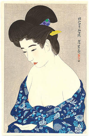 Ito Shinsui: New Yukata - Japanese Art Open Database