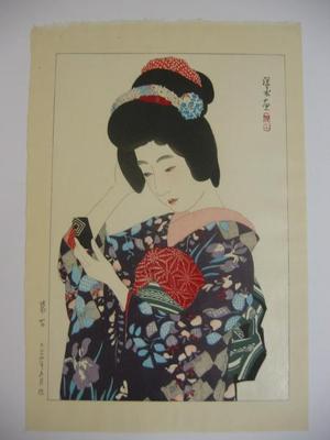 Ito Shinsui: In the Interval — 幕間 - Japanese Art Open Database