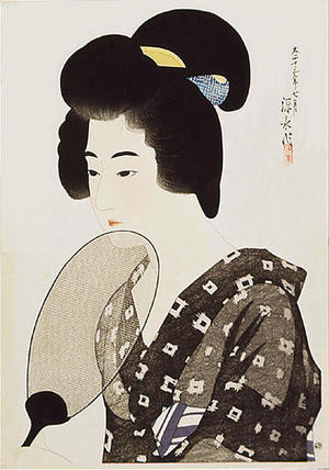 Ito Shinsui: Maru-mage - Japanese Art Open Database