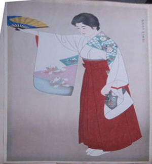 Ito Shinsui: Noh Dance - Kumano — 仕舞「熊野」 - Japanese Art Open Database
