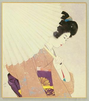 Ito Shinsui: Parasol - Japanese Art Open Database