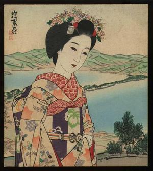 Ito Shinsui: Woodblock print on shikishi - Japanese Art Open Database