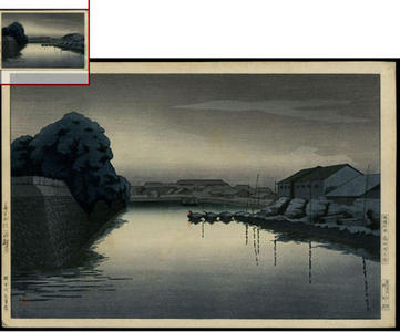 Shisui Hyuga: Twilight in Hamarikyu - Japanese Art Open Database