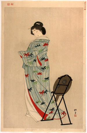 Shodo Yukawa: Woman of the Shogun family in the Horeki era (1751-64) - Japanese Art Open Database