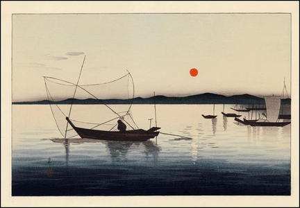 Shoson Ohara: Fishing Boats 1 - Japanese Art Open Database