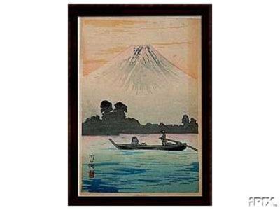 Shotei Takahashi: Lake Kawaguchi - Japanese Art Open Database