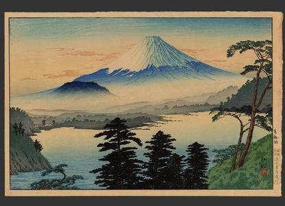 Shotei Takahashi: Lake Motosu - Japanese Art Open Database