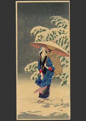 Shotei Takahashi: M35- Spring Snow - Japanese Art Open Database