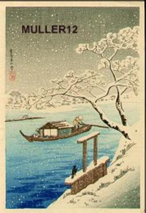 Shotei Takahashi: River Sumida in snow - Japanese Art Open Database