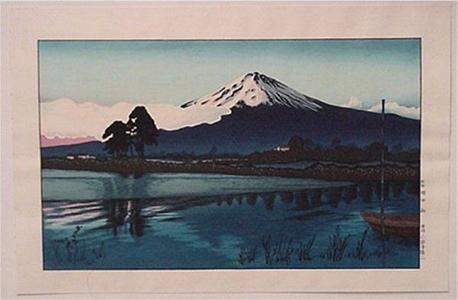 Shungo Sekiguchi: Mt Fuji and Lake - Japanese Art Open Database