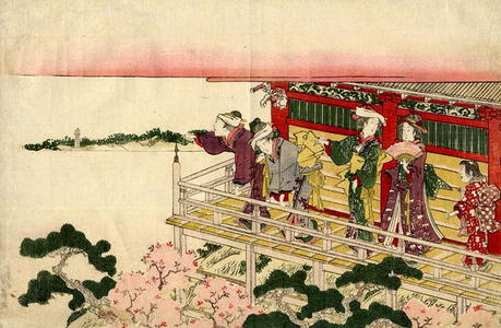 Katsukawa Shunsen: The Balcony - Japanese Art Open Database