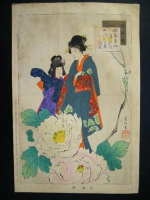 Miyagawa Shuntei: White Peony — 白牡丹 - Japanese Art Open Database