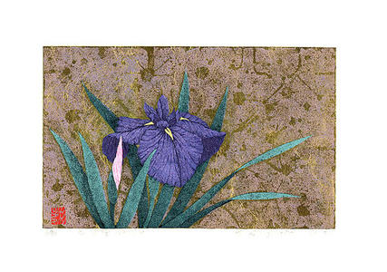 Sugiura Kazutoshi: Iris No 134 — 花菖蒲 No 134 - Japanese Art Open Database