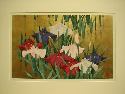 Sugiura Kazutoshi: Iris No 136 — 花菖蒲 No 136 - Japanese Art Open Database