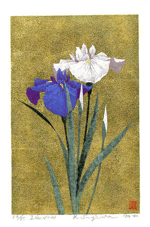 Sugiura Kazutoshi: Iris No 46 — 花菖蒲 No 46 - Japanese Art Open Database