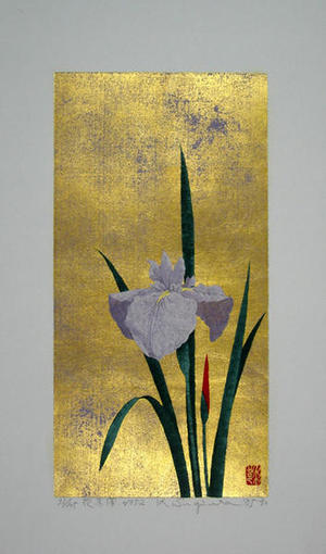 Sugiura Kazutoshi: Iris No 52 — 花菖蒲 No 52 - Japanese Art Open Database