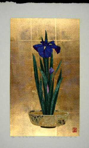 Sugiura Kazutoshi: Iris No 72 — 花菖蒲 No 72 - Japanese Art Open Database