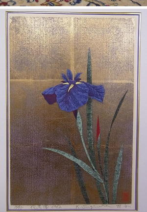 Sugiura Kazutoshi: Iris No 62 — 花菖蒲 No 62 - Japanese Art Open Database