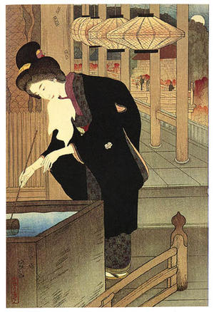Miki Suizan: Visiting Kiyomizu Temple - Japanese Art Open Database